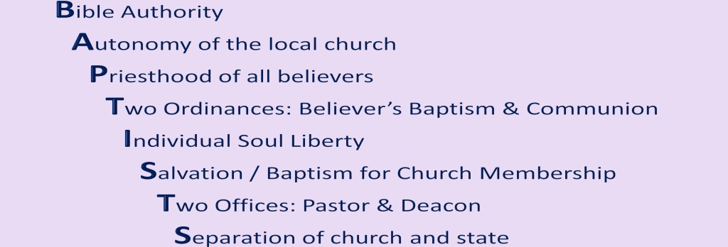 Baptists Acrostic